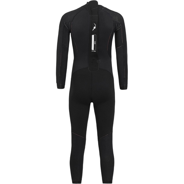 2026 Orca Hommes Vitalis Hi-Vis Back Zip Open Water Swim Combinaison Néoprène NN27 - Black